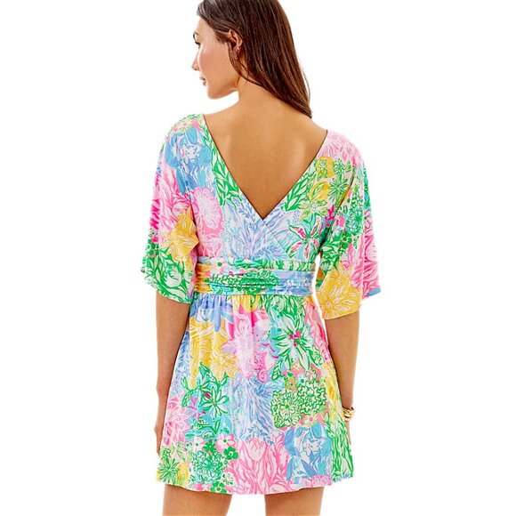 Lilly Pulitzer Parigi Knit Skort Romper in "Bright Delight Patch" NWT - X-Small - Picture 4 of 8